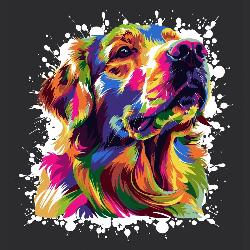 Graffiti d’art chien