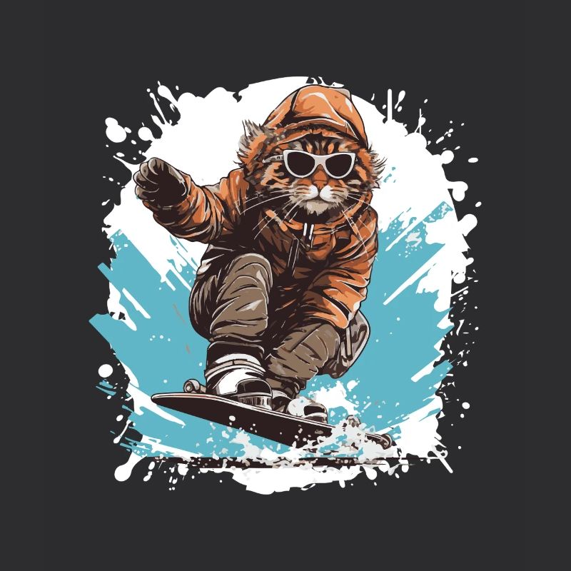 Katze Snowboard