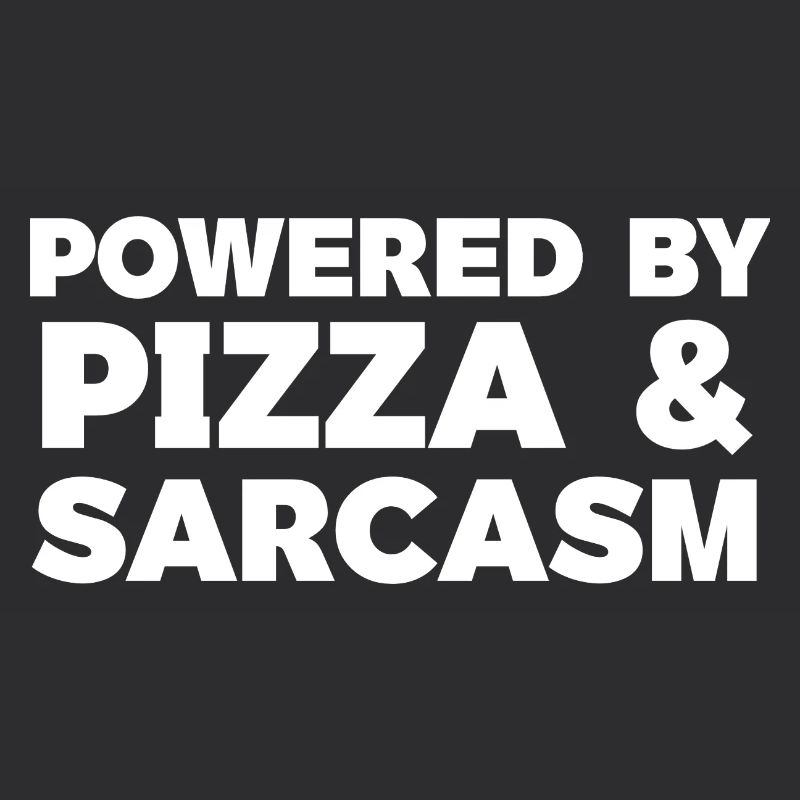 Propulsé par Pizza & Sarcasm T-shirt