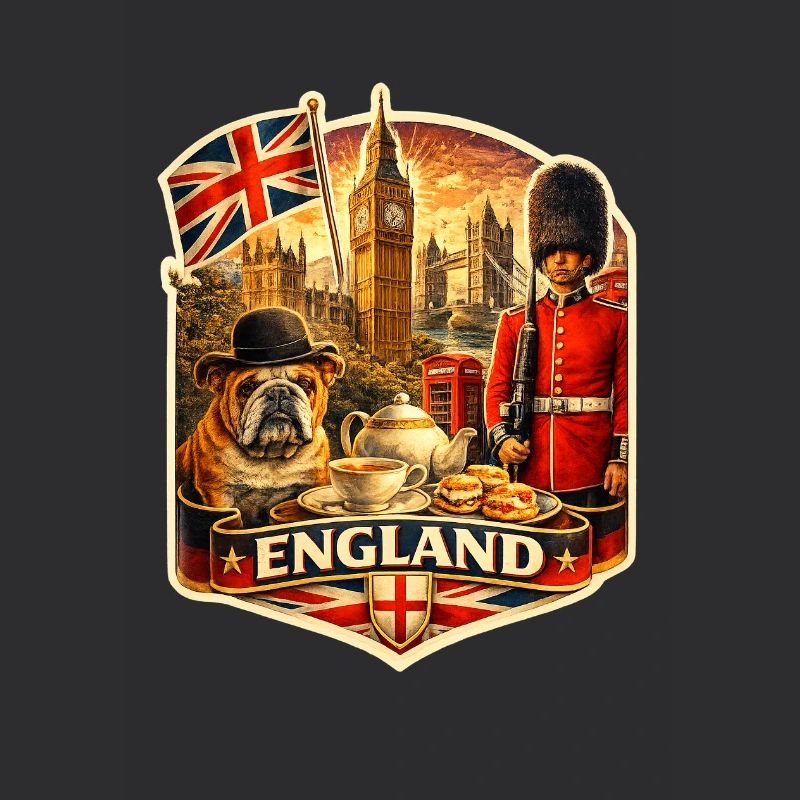England Heritage Tea Abzeichen