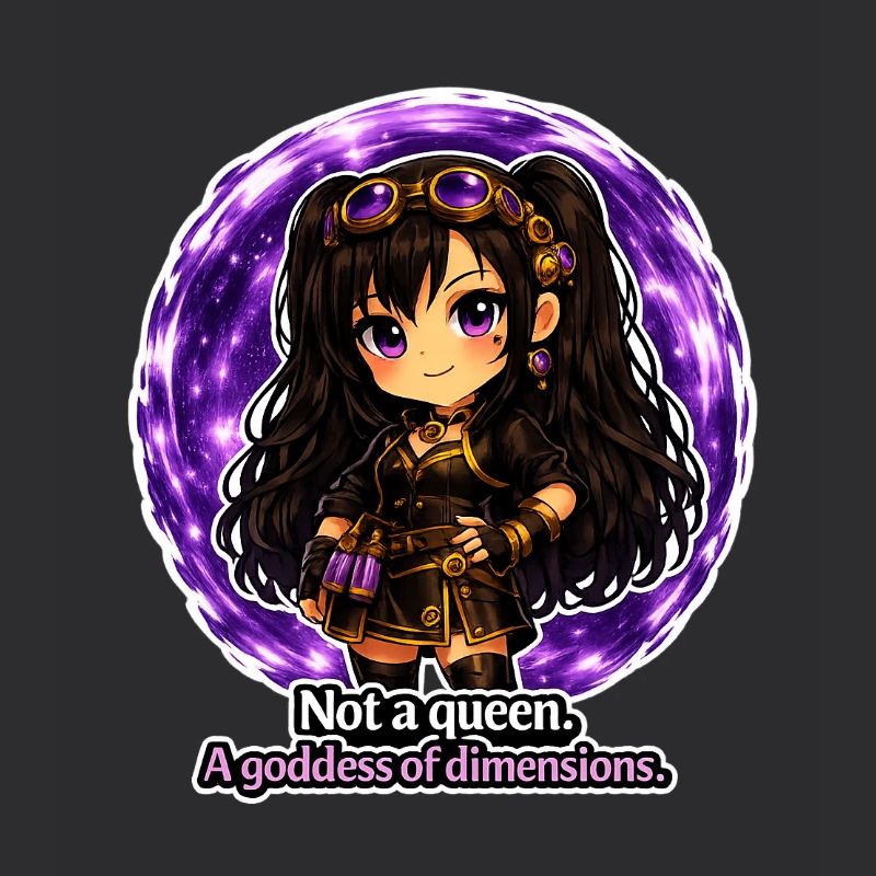 Déesse des Dimensions Lune – Steampunk Chibi