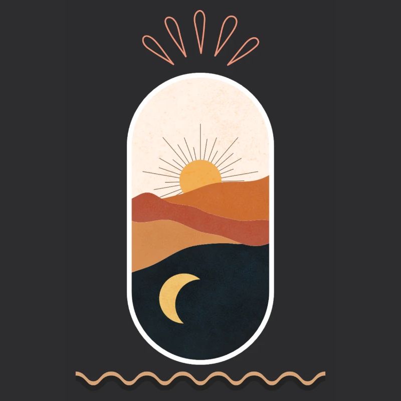 Désert Soleil Lune Nuits