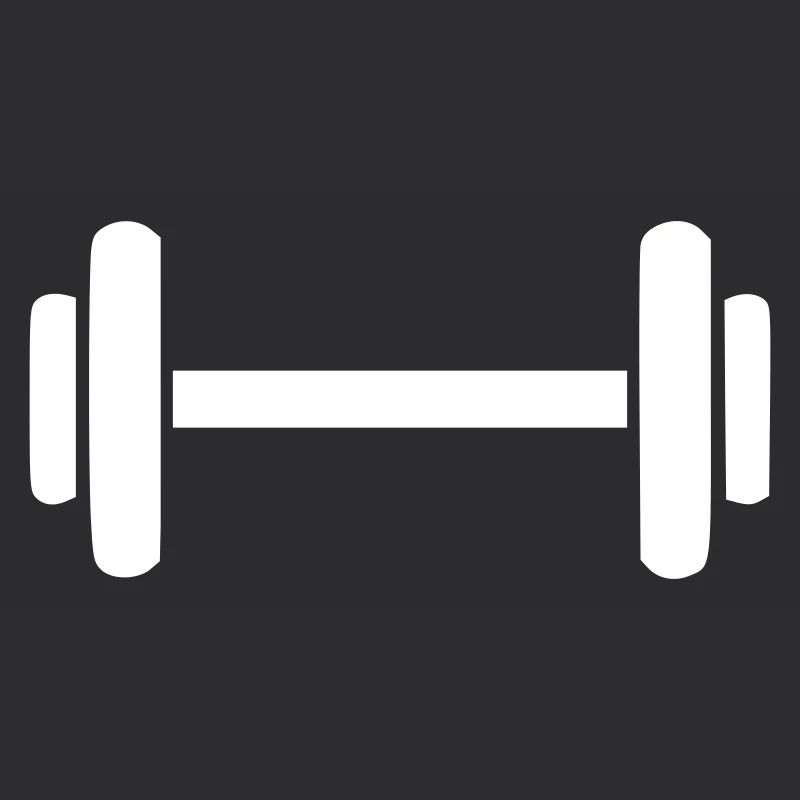 Strength Training Dumbbell Icon Minimal Icon Vector