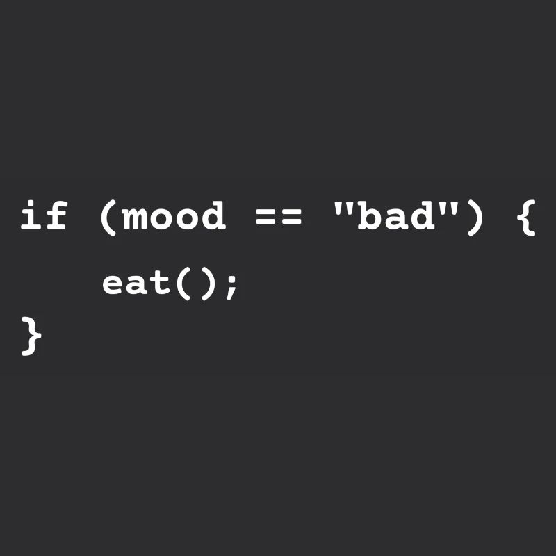 Funny Food and Coding T-Shirt Gift for Programmer