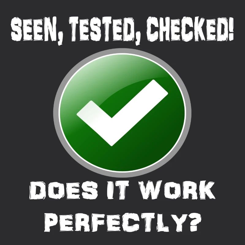 SEEN TESTED CHECKED WORK PERFECT!