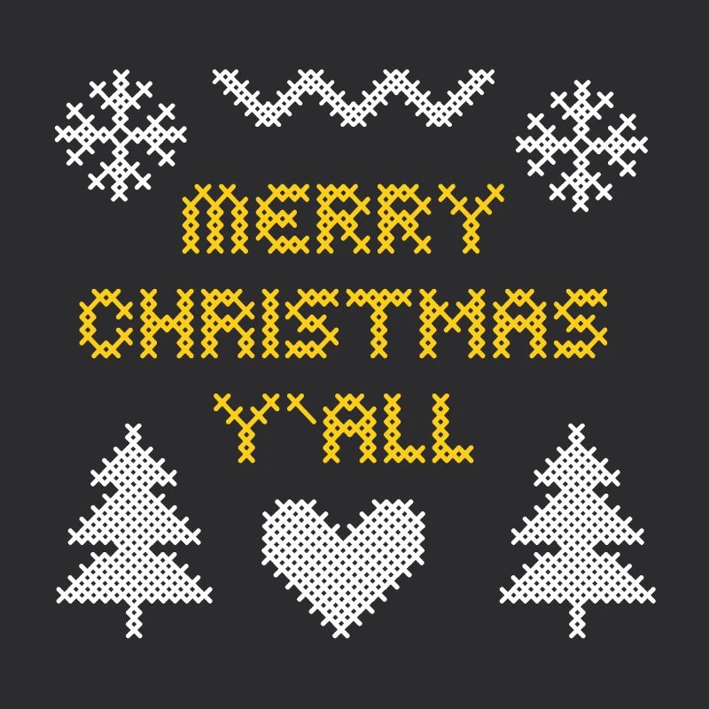 Merry Christmas Pixel Art Design