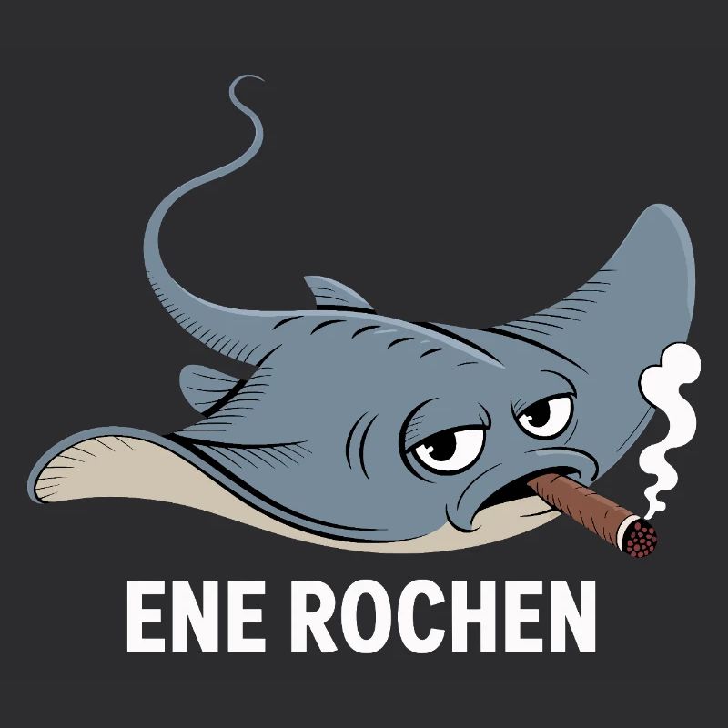 Ene Rochen Raucher Spruch Zigarette Kippe Rauchen
