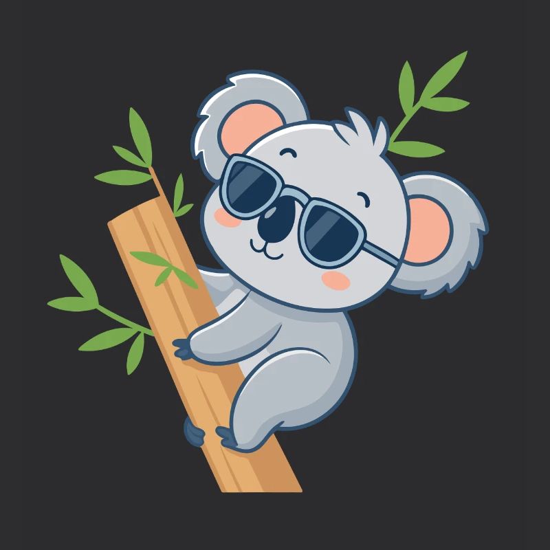 Koala sur Bambou Décontracté
