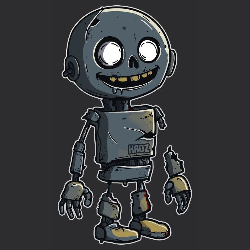 Small Zombie Scrap Robot
