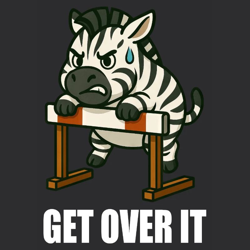 Zebra Hurdle Motivation Dire Surmonter