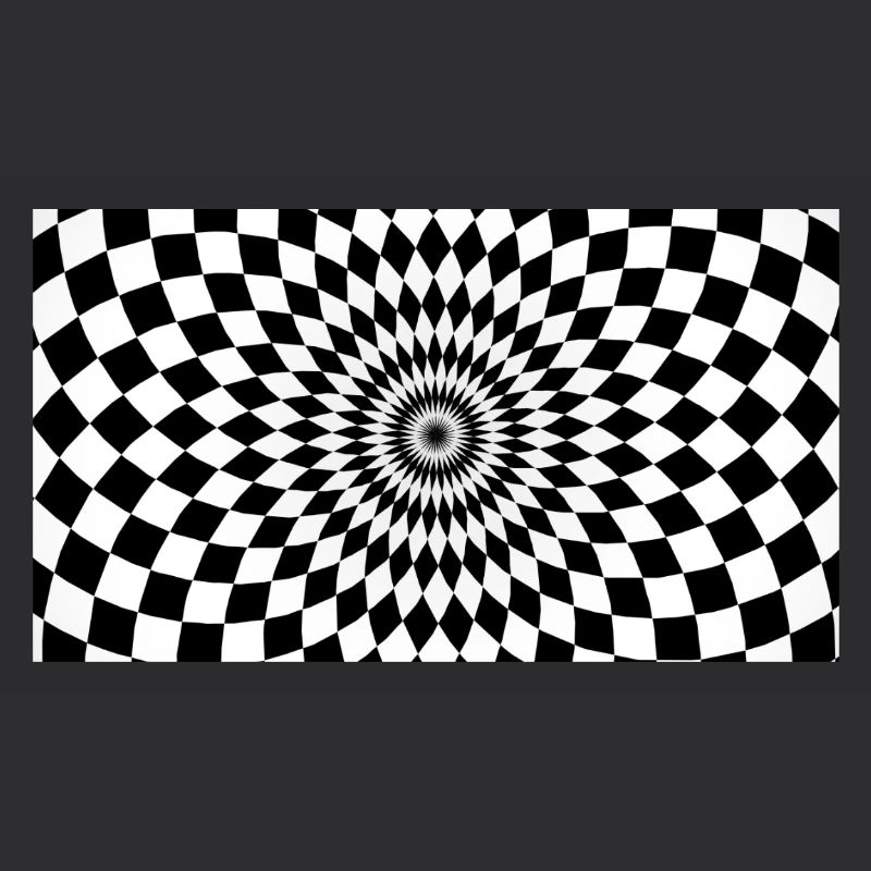 Optische Vortex-Checker-Illusion