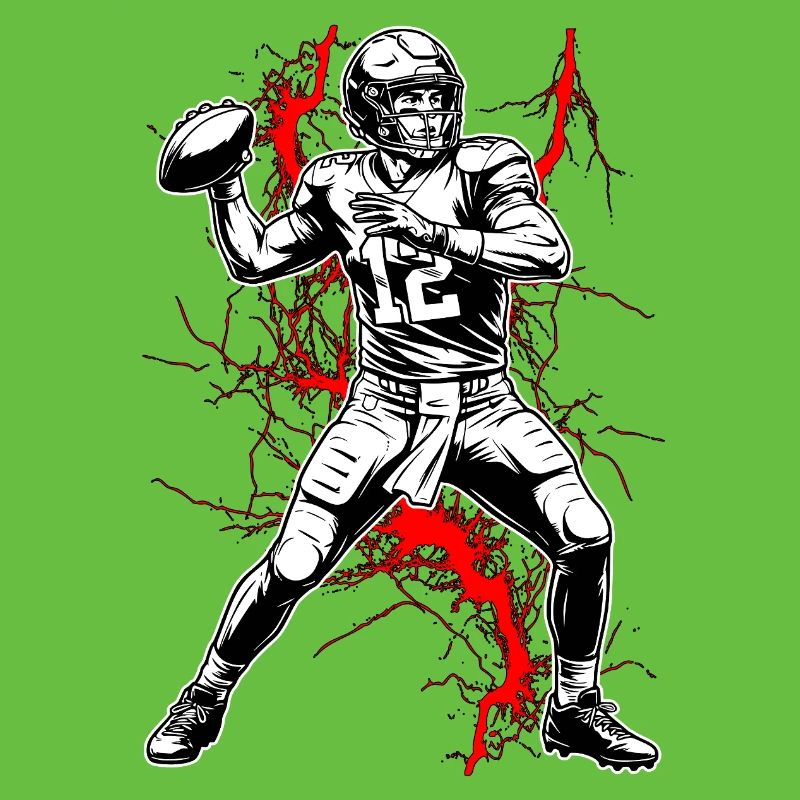 Quarterback im Blitzgewitter