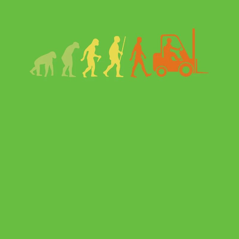 Evolution zur Gabelstapler-Arbeitskraft