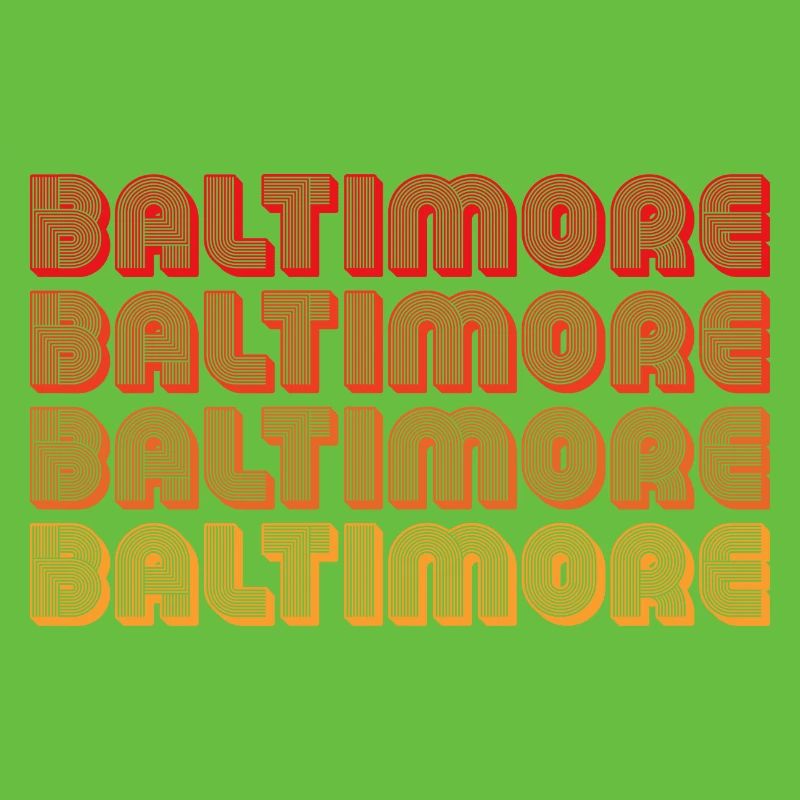 Baltimore Neon Gradient Repeats