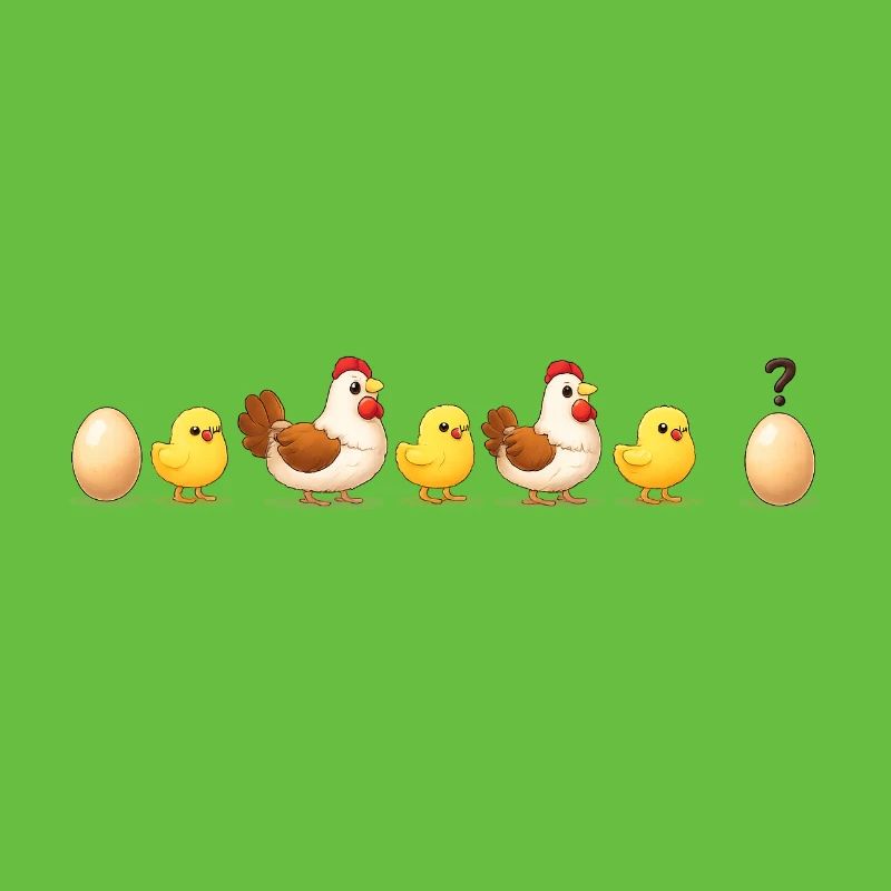Evolution oeuf poussin poule darwin