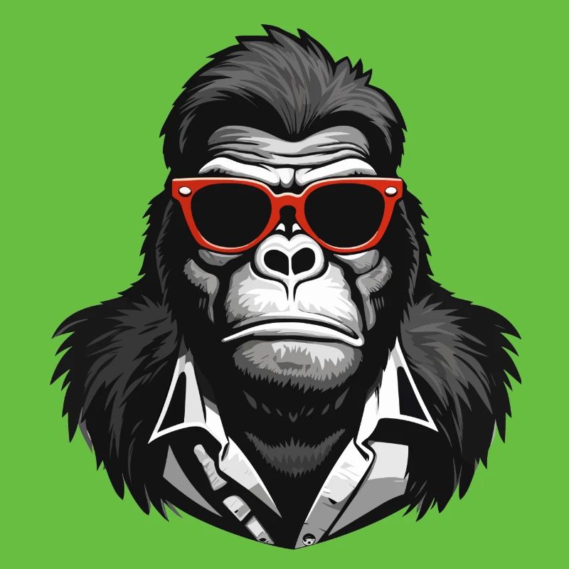 gorilla, monkey, primate