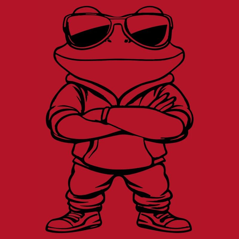 frosch comic sonnenbrille