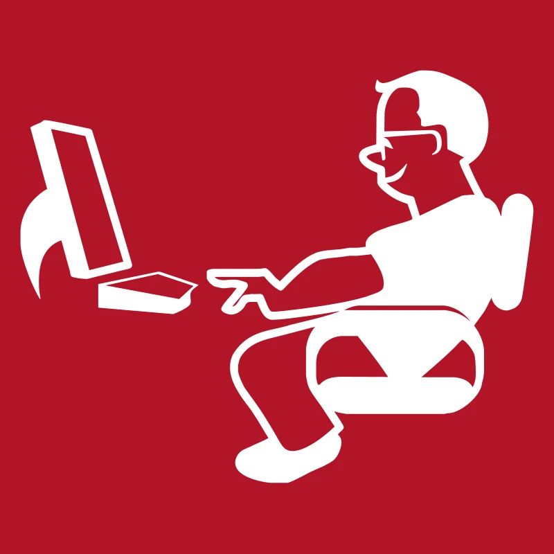 Nerd - Glücklicher Programmierer