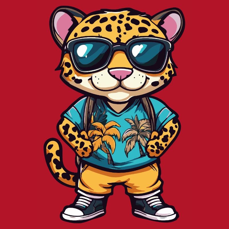 Leopard Comic Vacation
