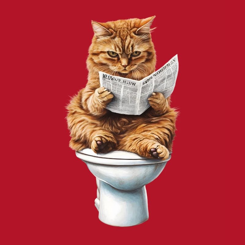 Drôle de chat chat propriétaire de chat Loo Cat Pet
