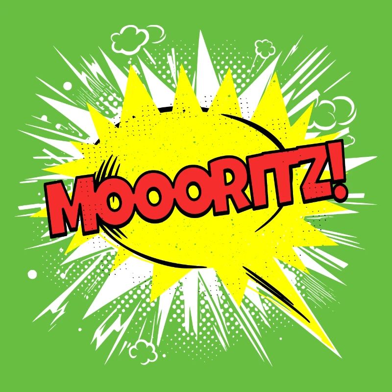 Moritz Name Funny Speech Bubble Moooritz!