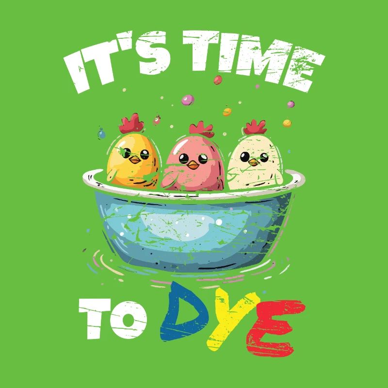 Funny Egg Dyeing Colors For Easter Artists