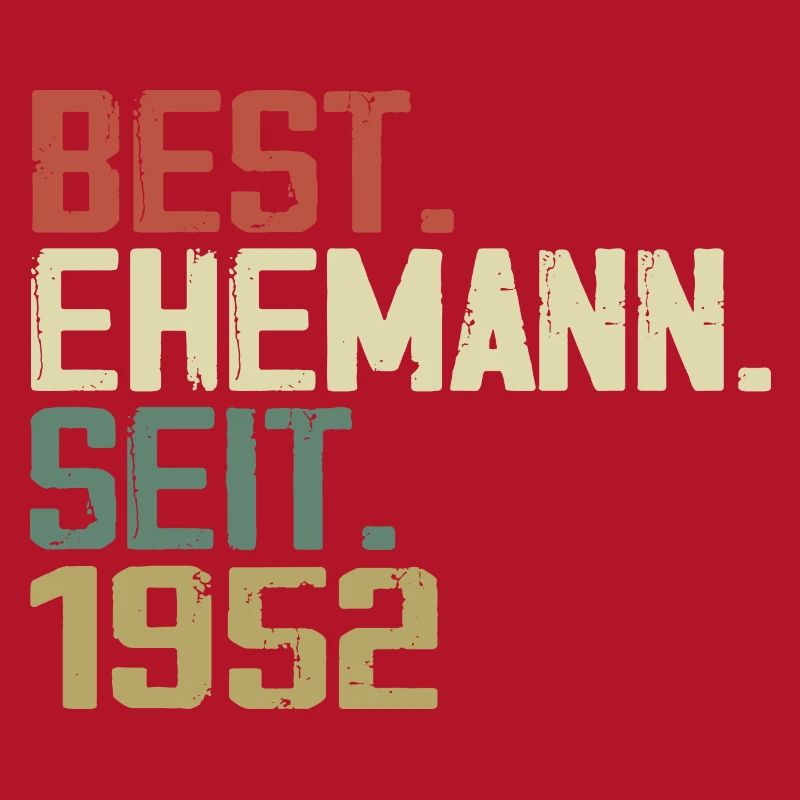 Best Ehemann Seit 1952 Geburtstagsgeschenk 1952