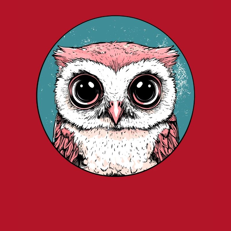 Große Augen Eule