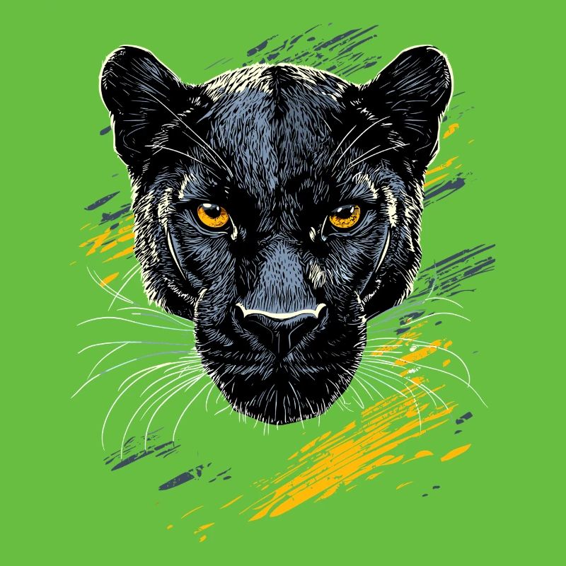 Panther Leopard Raubkatze Süße Großkatze Panter