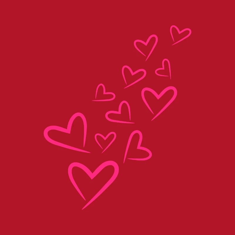 Hearts heart pattern