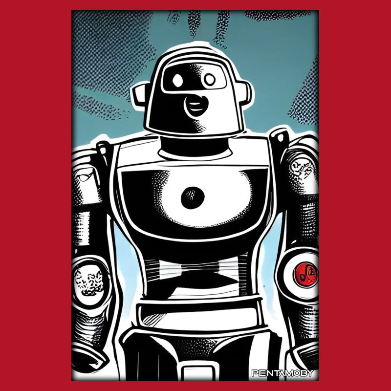 Robot Comic Future Cyborg Machine Technology