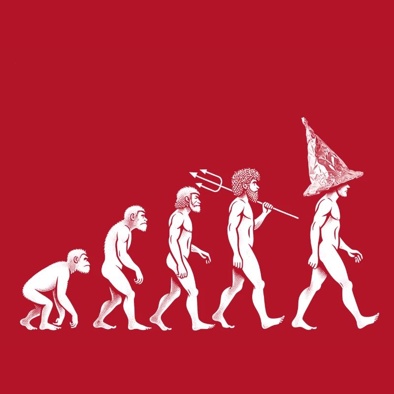 Steampunk Evolution mit Aluhut