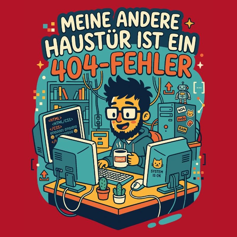 Programmierer 404 Fehler Humor