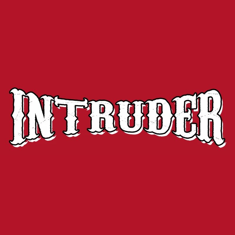 intruder hacker intruder clan sticker computer