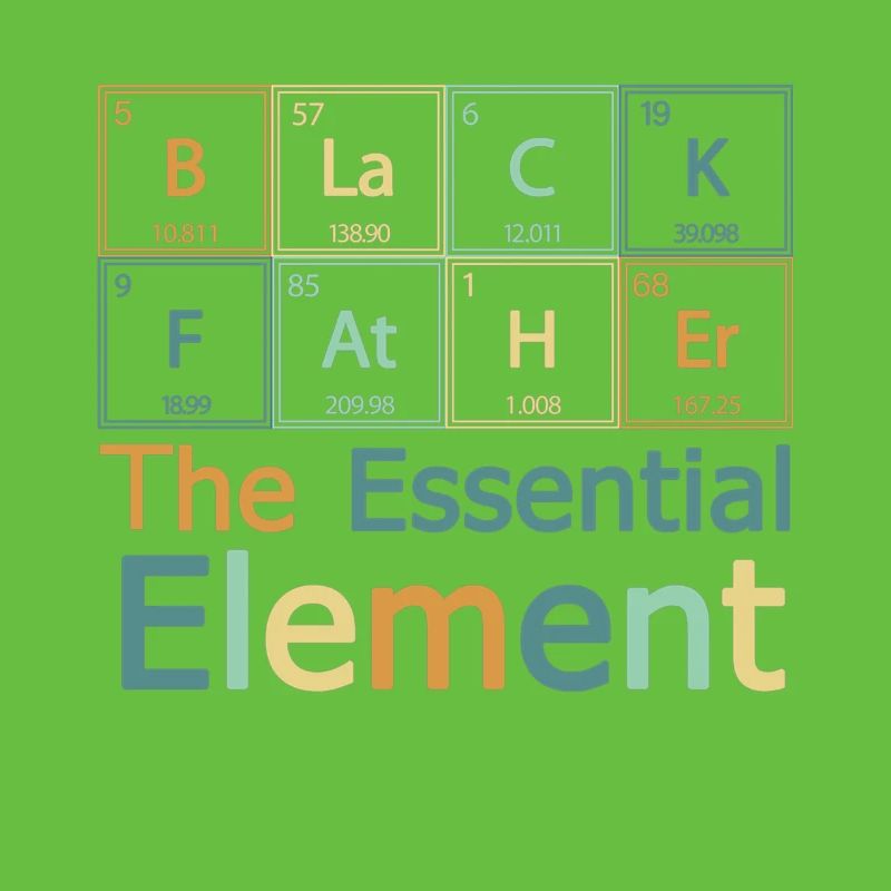 Black Father Essential Element Periodic Table