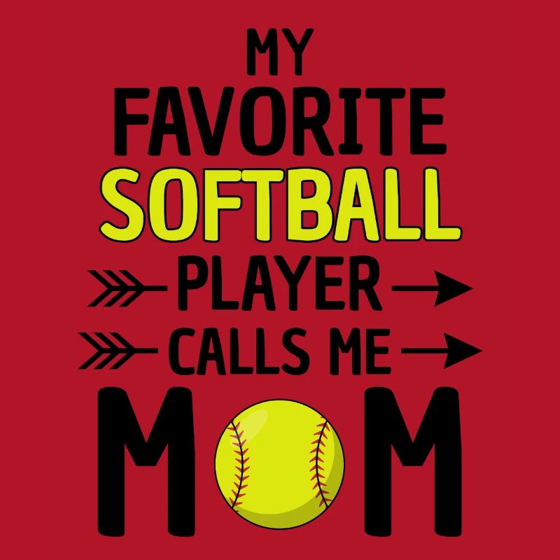 Softball Mama Spruch Softball Mutter