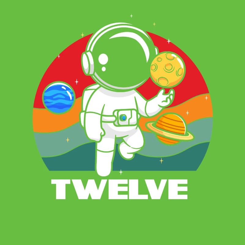 Astronaut Zwölf Geburtstag Abenteuer