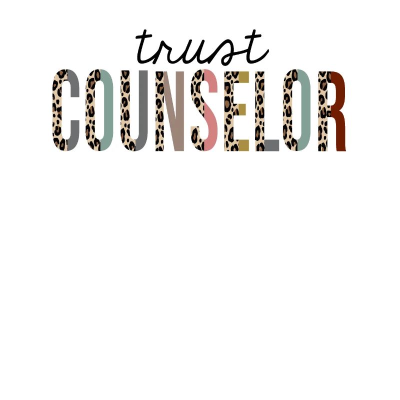 Trust Counselor Leopard Print Drôle