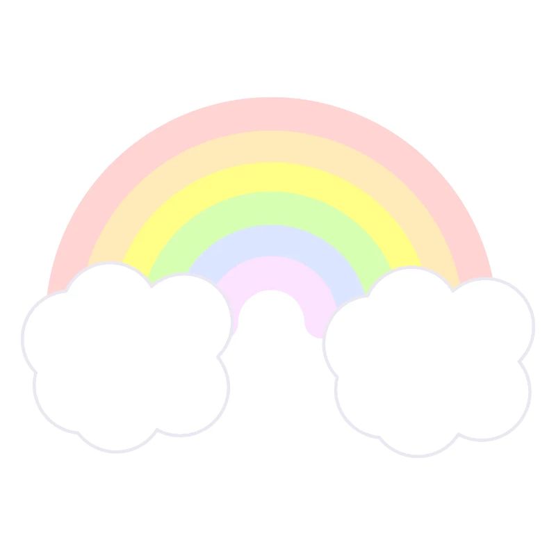 Netter Pastellregenbogen