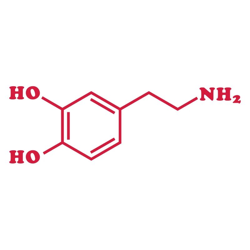 Dopamine Molecular Chemical Formula