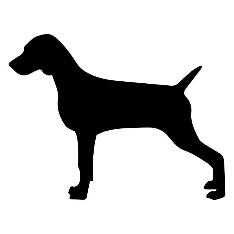silhouette Weimaraner