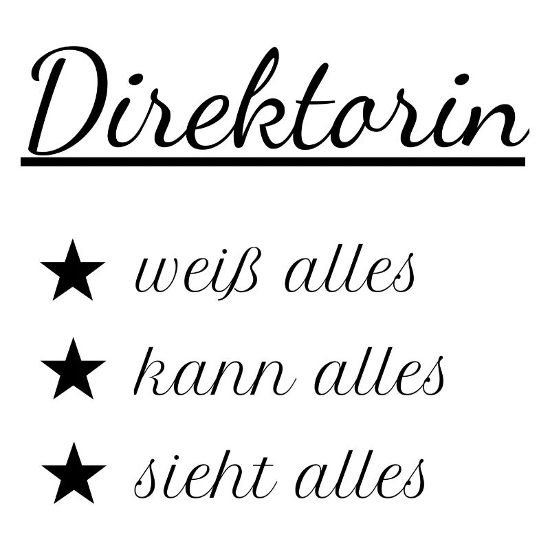 Direktorin Oberschule Schulleitung Geschenk Idee