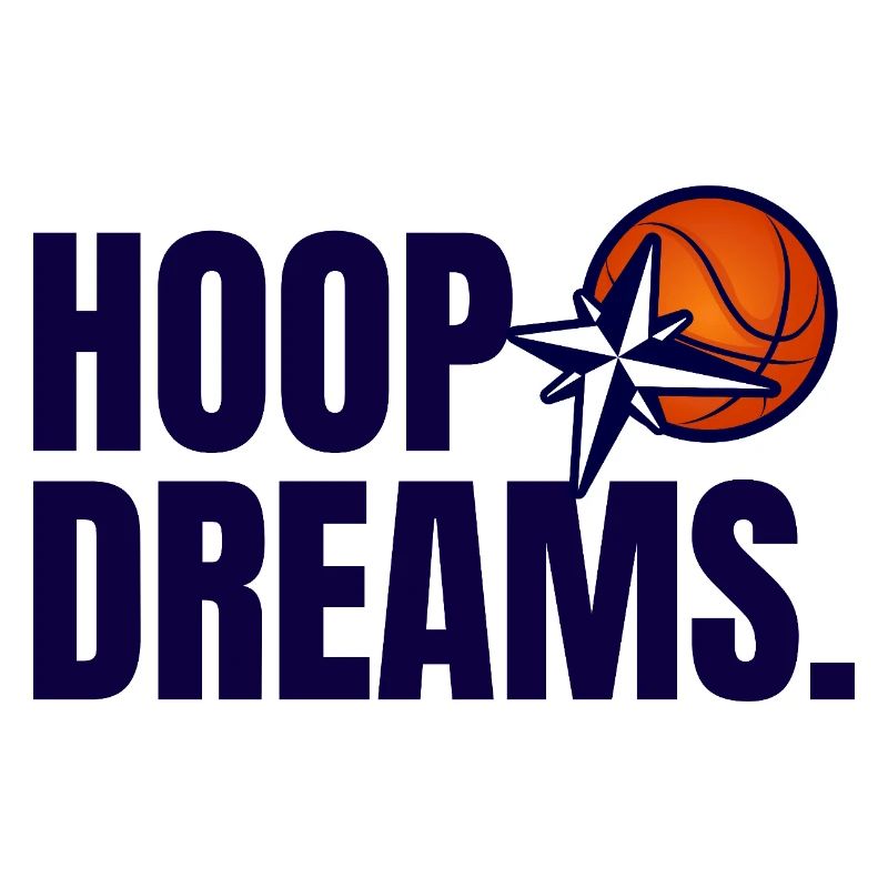 HoopDreams with logo navy blue