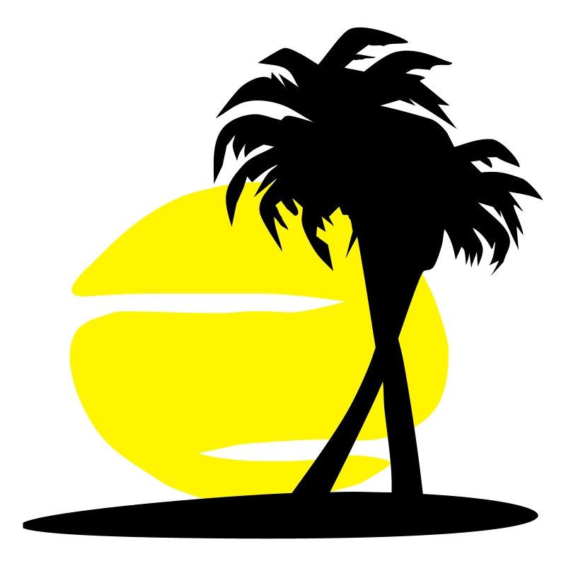 Island Paradise - Summer, Sun, Beach, Palm Trees -