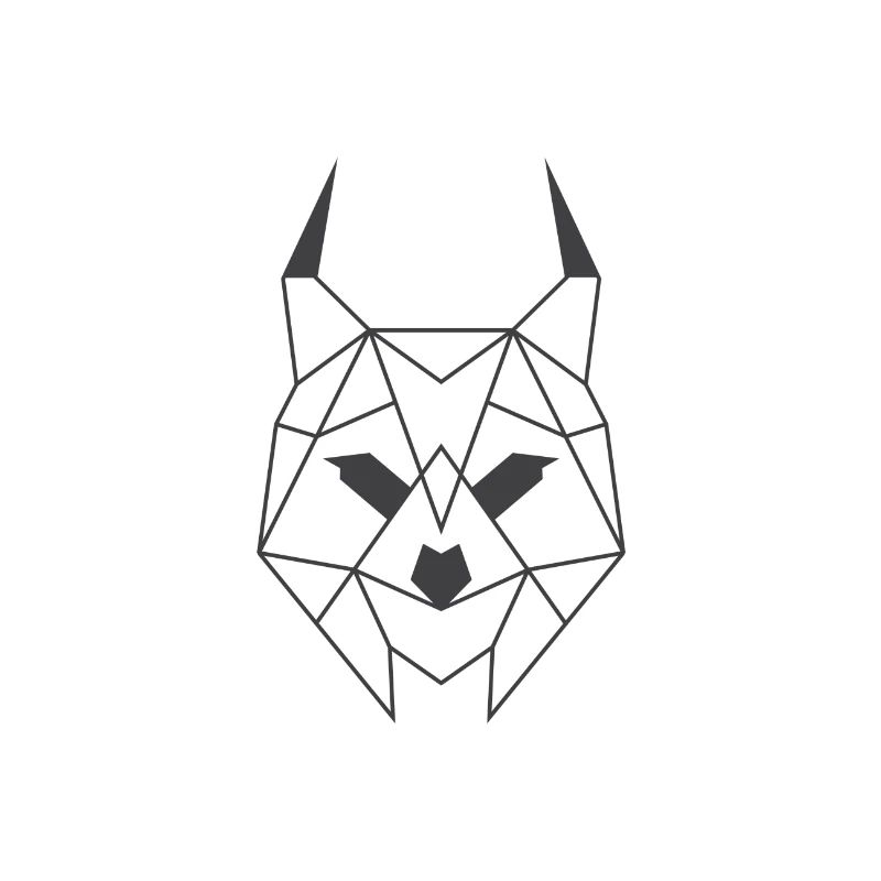 Luchs Minimalistisch