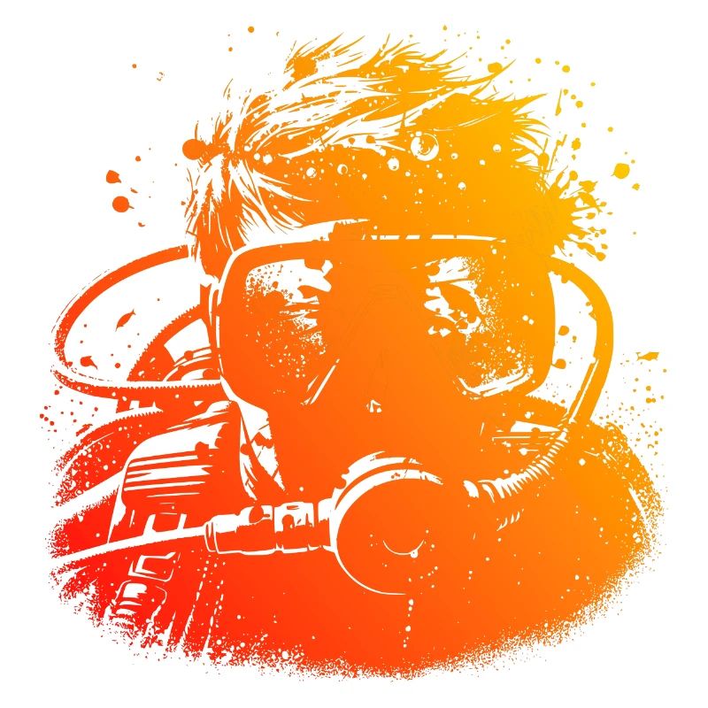 Diver Scuba Diving Diving Diving Men