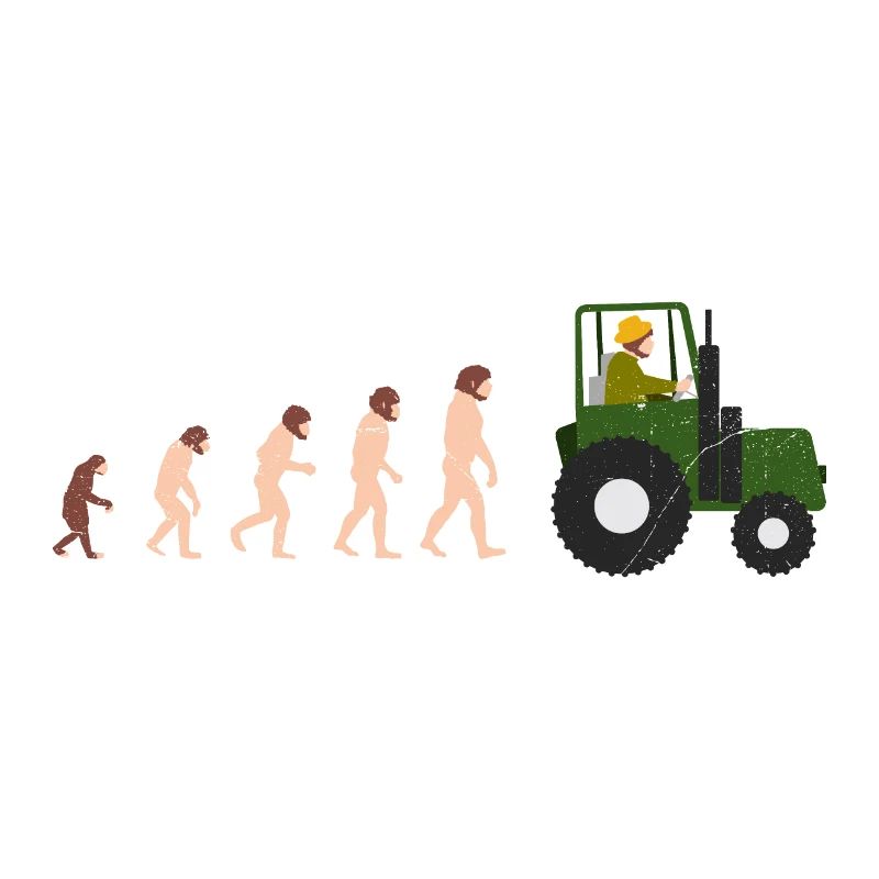 Evolution Bauer Lustige Geschenkidee