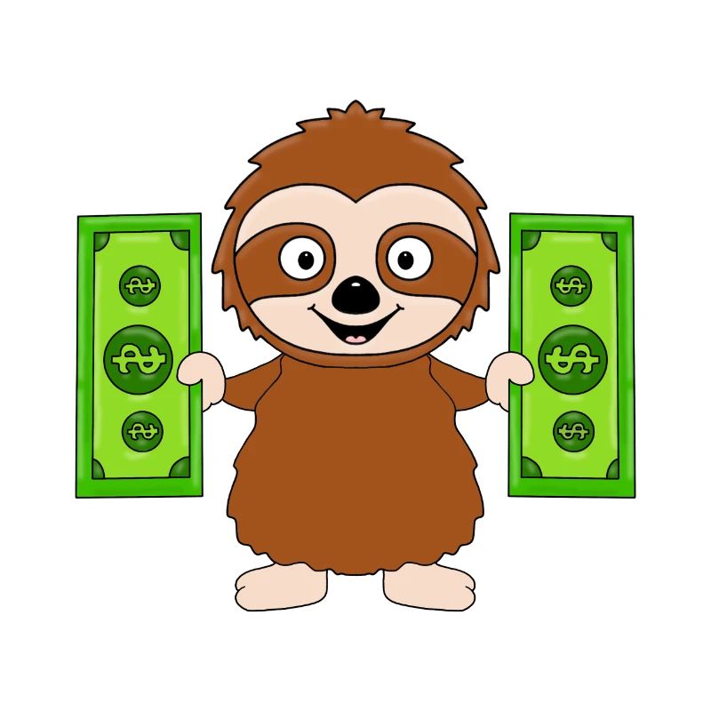 FAULTIER - GELD - TIER - TIERISCH