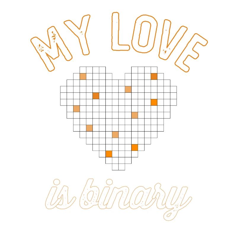 My Love Is Binary Valentinstag Geschenk Liebe