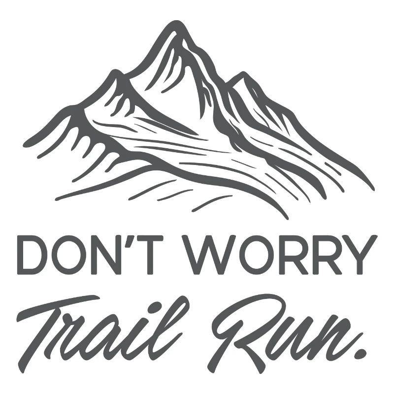 Ne vous inquiétez pas. Course en sentier.